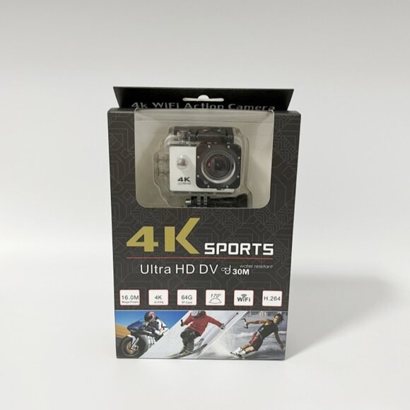 4K Action Camera HD WiFi Waterproof 30M Sports Camera - Picture 1 of 8